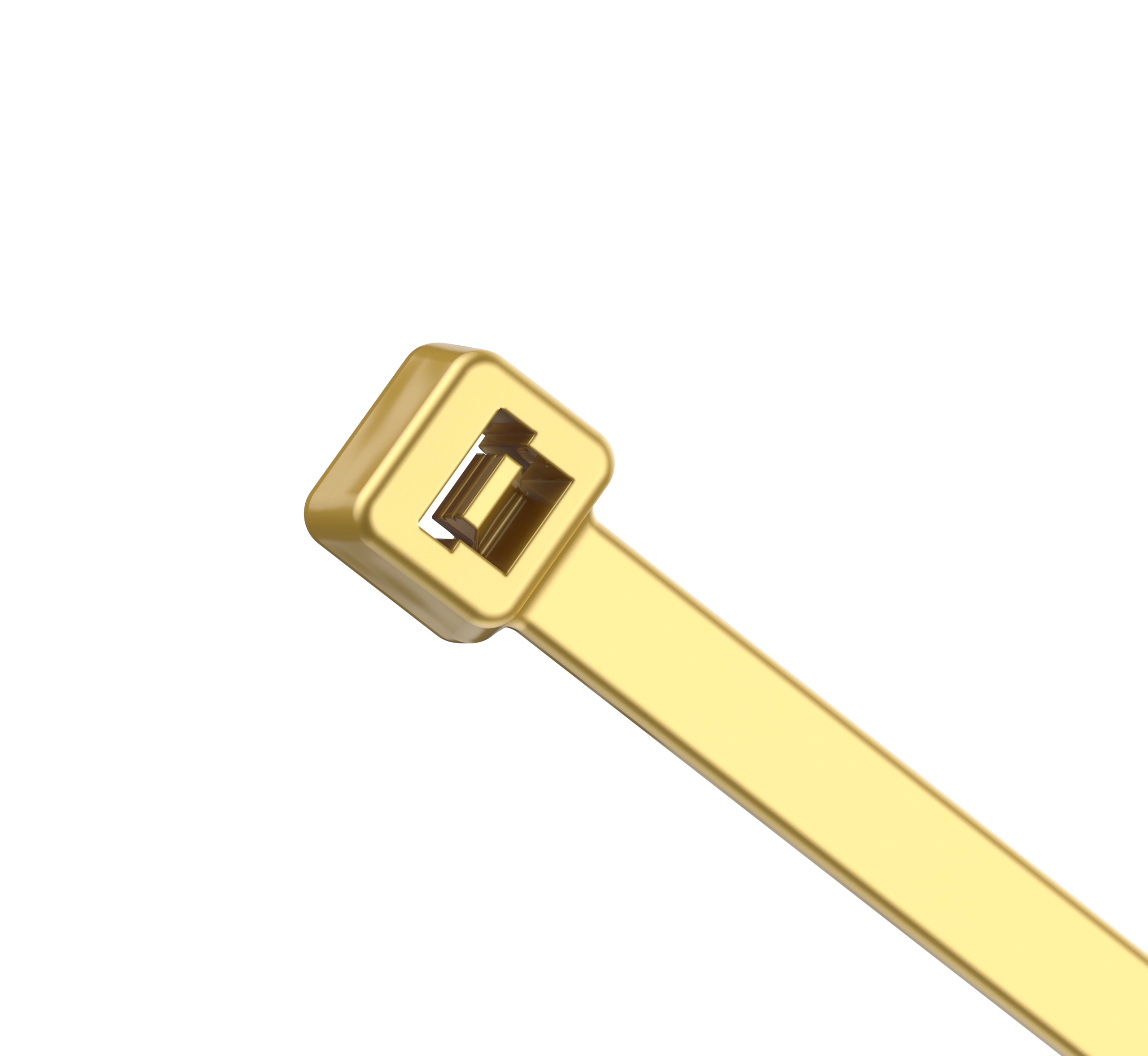 gold cable tie details