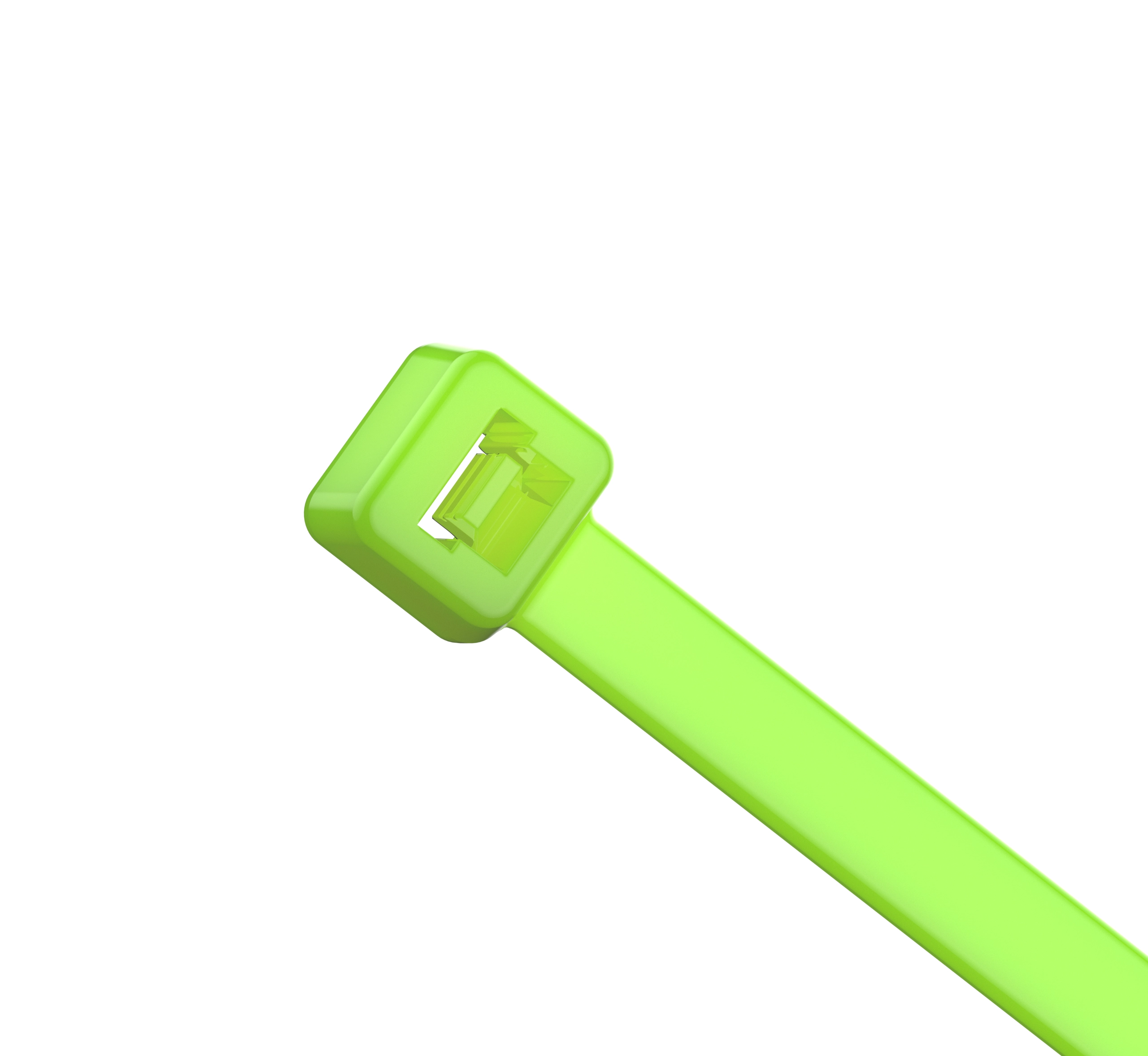 light yellow cable tie details